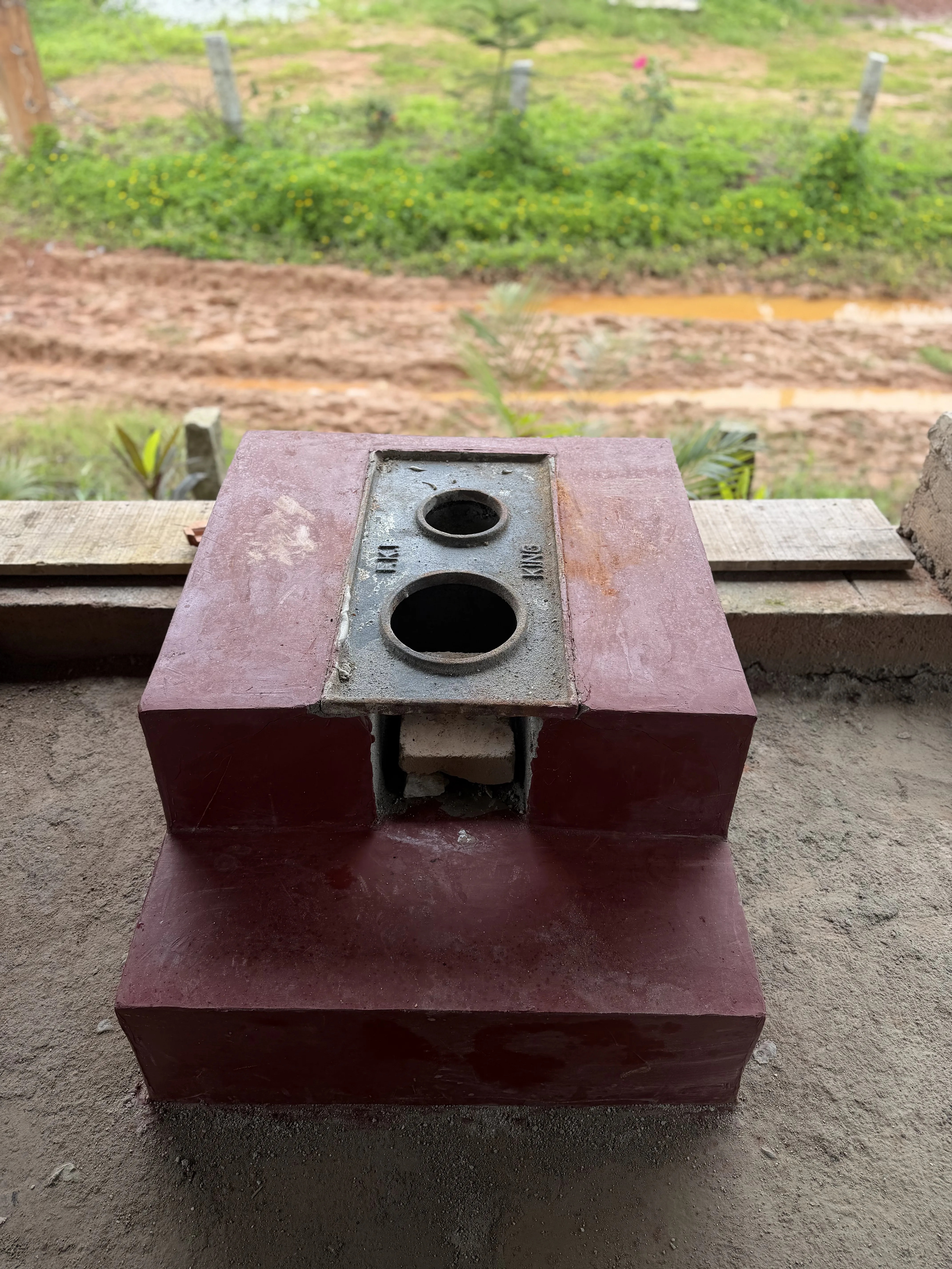 Outdoor wood stove